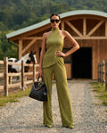 Top & Wide-Leg Pants Set