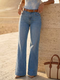 High-Waisted Wide-Leg Jeans