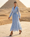 Lace Tie-Waist Dress